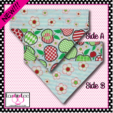 Apple Patch Party Over Collar Pet Bandana