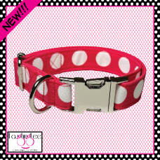 Red Minnie Dots Pet Collar Red Minnie Dots Pet Collar