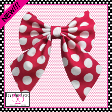 Red Minnie Dots Sailor Bow Red Minnie Dots Sailor Bow