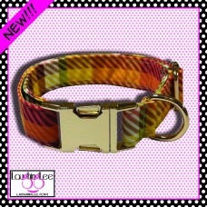 Fall Plaid Pet Collar Fall Plaid Pet Collar