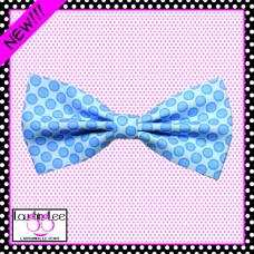 Blue Skittle Dots Bow Tie