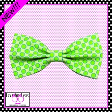 Yellow Skittle Dots Bow Tie
