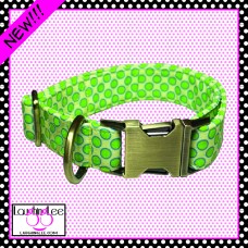 Yellow Skittle Dots Pet Collar
