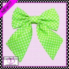 Yellow Skittle Dots Sailor Bow