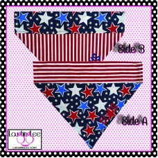 Stars and Stripes Over Collar Pet Bandana