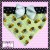 White with Black Bow (Bee Happy) +$3.00