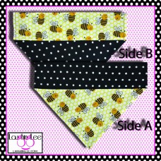 Bee Happy Over Collar Pet Bandana