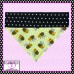 Bee Happy Over Collar Pet Bandana