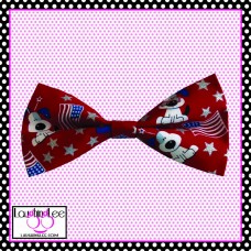 Paw-triotic Bow Tie