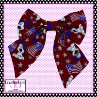 Paw-triotic Sailor Bow