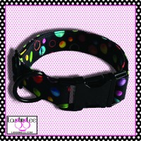 Bubbles Pet Collar (Black)