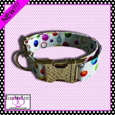 Bubbles Pet Collar (White)