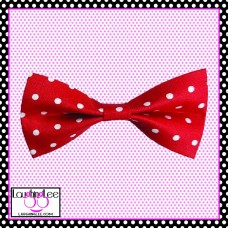 Red Polka Dots Bow Tie