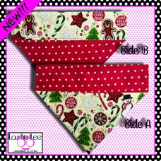 Christmas Cookies Over Collar Pet Bandana