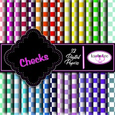Checked Digital Paper