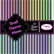 Small Chevron Waves Digital Paper