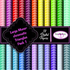 Large Monochromatic Triangles Paper Pack 1