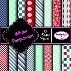 Winter Peppermint Paper Pack