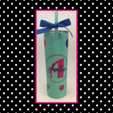 Dots Skinny Stainless Steel Tumbler