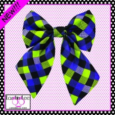 Halloween Checkerboard Sailor Bow