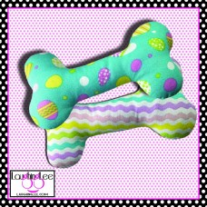 Easter Parade Stuffed Dog Bone Toy Easter Parade Stuffed Dog Bone Toy