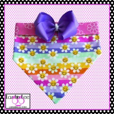 Happy Daisies Pink Pet Bandana Happy Daisies Pink Pet Bandana