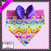 Happy Daisies Pink Pet Bandana Happy Daisies Pink Pet Bandana