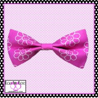 Pink Daisies Bow Tie
