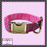 Pink Daisies Pet Collar