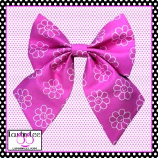 Pink Daisies Sailor Bow