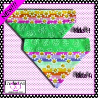 Happy Daisies Mint Over Collar Pet Bandana Happy Daisies Mint Over Collar Pet Bandana