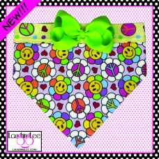 Happy Hippie Vibes Pet Bandana
