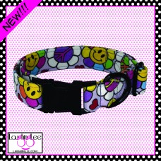 Happy Hippie Vibes Pet Collar
