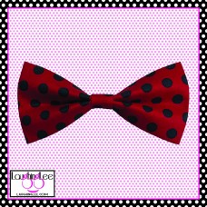 Ladybug Dots Bow Tie
