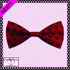 Ladybug Dots Bow Tie