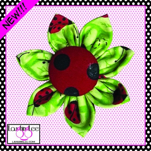 More Ladybug Fun Collar Flower