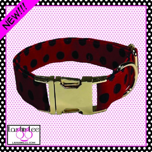 Ladybug Dots Pet Collar