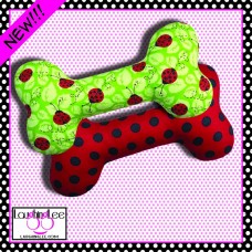 More Ladybug Fun Stuffed Dog Bone Toy