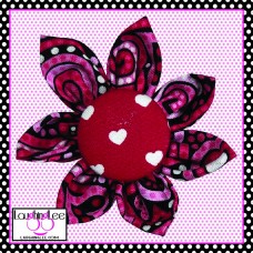 Paisley Hearts Collar Flower