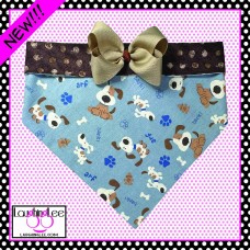 Brown Puppy Party Pet Bandana