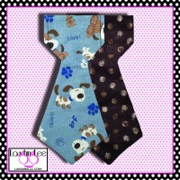 Brown Puppy Party Pet Tie