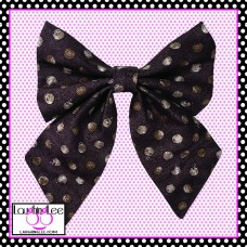 Brown Dots Sailor Bow
