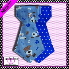 Blue Puppy Party Pet Tie