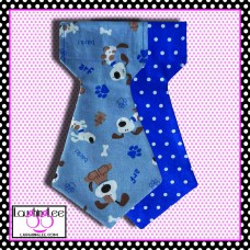 Blue Puppy Party Pet Tie