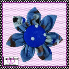 Blue Puppy Party Collar Flower