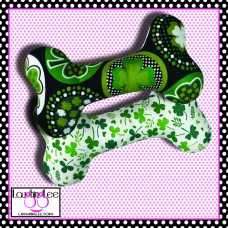 Shamrock Shenanigans Stuffed Dog Bone Toy Shamrock Shenanigans Stuffed Dog Bone Toy