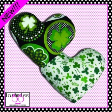 Shamrock Shenanigans Stuffed Heart Dog Toy