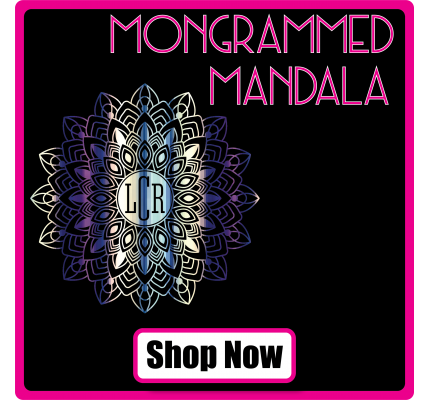 Monogrammed Mandala