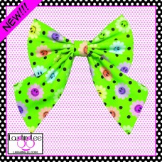 Smiling Daisies Green Sailor Bow Smiling Daisies Green Sailor Bow
