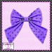Purple LaughingLee Dots Sailor Bow Purple LaughingLee Dots Sailor Bow